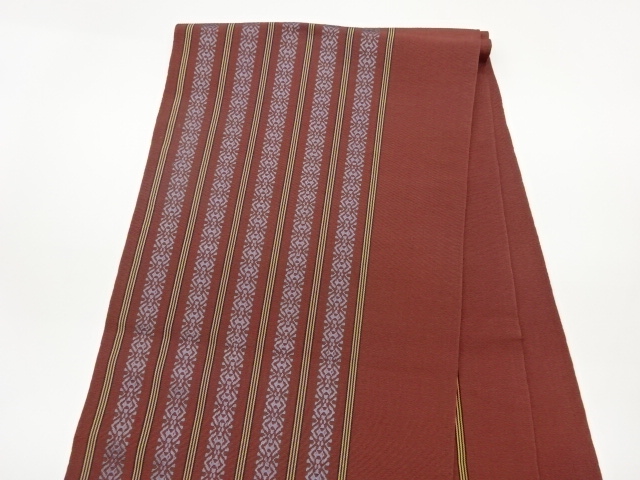  本場筑前博多変わり縞模様織出し袋帯